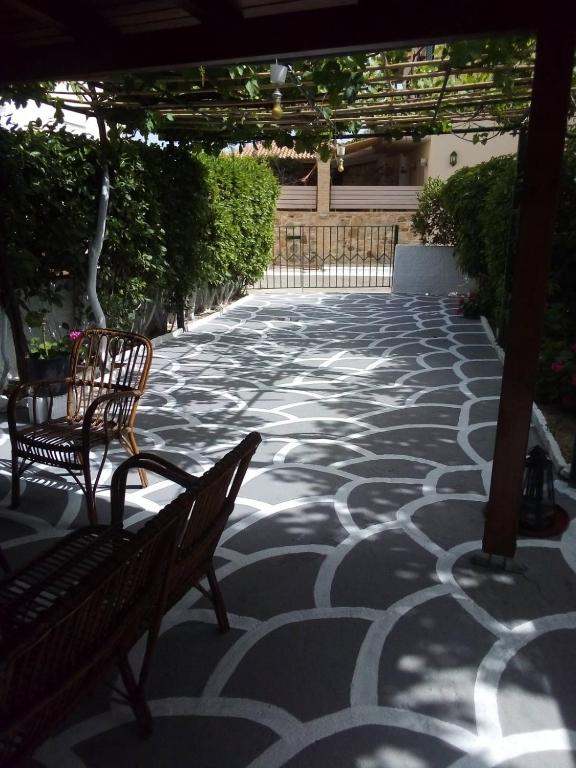 Patio alebo iná vonkajšia časť ubytovania Summer Studios 2