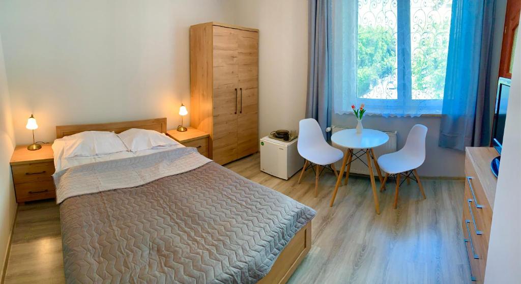 Posteľ alebo postele v izbe v ubytovaní Portowa 35