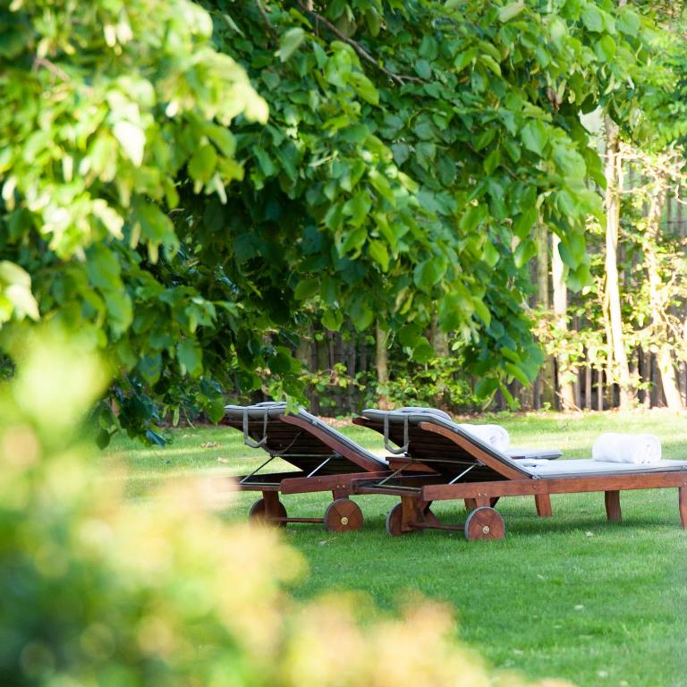 Zahrada ubytování B&B Scheldekant