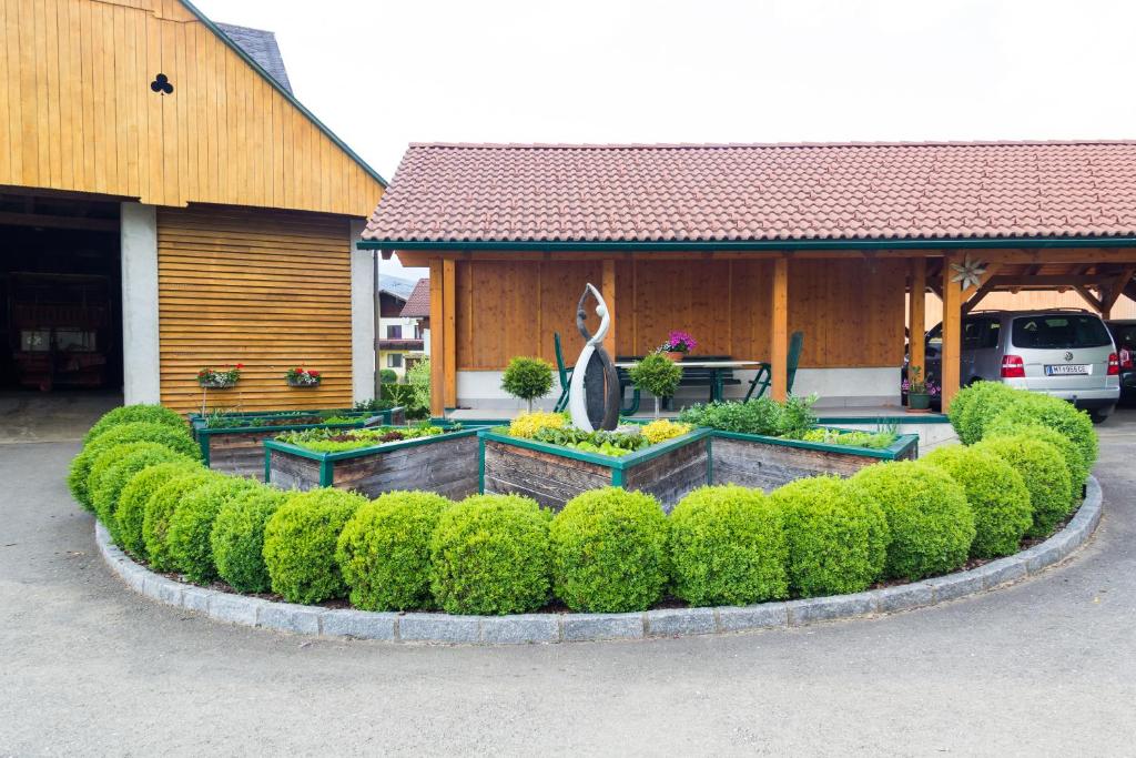 Zahrada ubytování Pension Puster