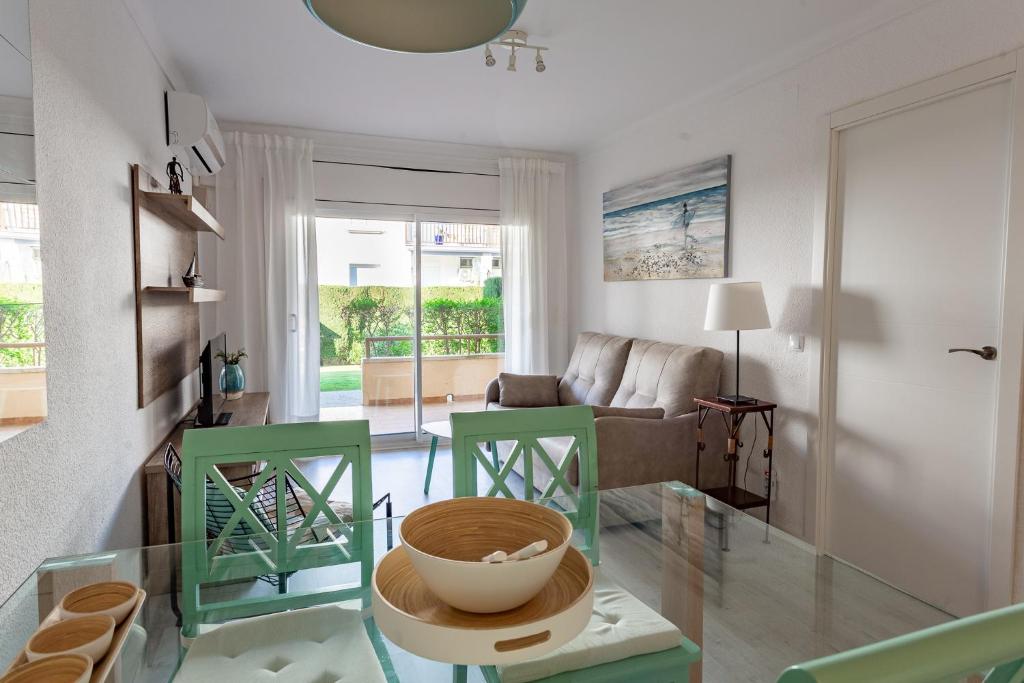 Posedenie v ubytovaní Apartamentos Stil Mar Anna - Stil Mar Jardin Anna