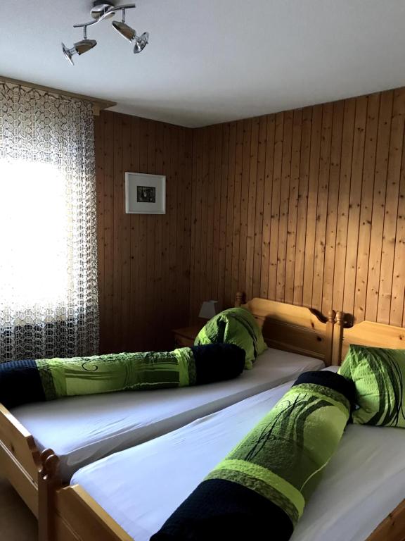 Postel nebo postele na pokoji v ubytování Haus Opal,Wohnung 21