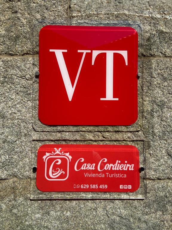 Certificado, premio, señal o documento que está expuesto en Casa Cordieira