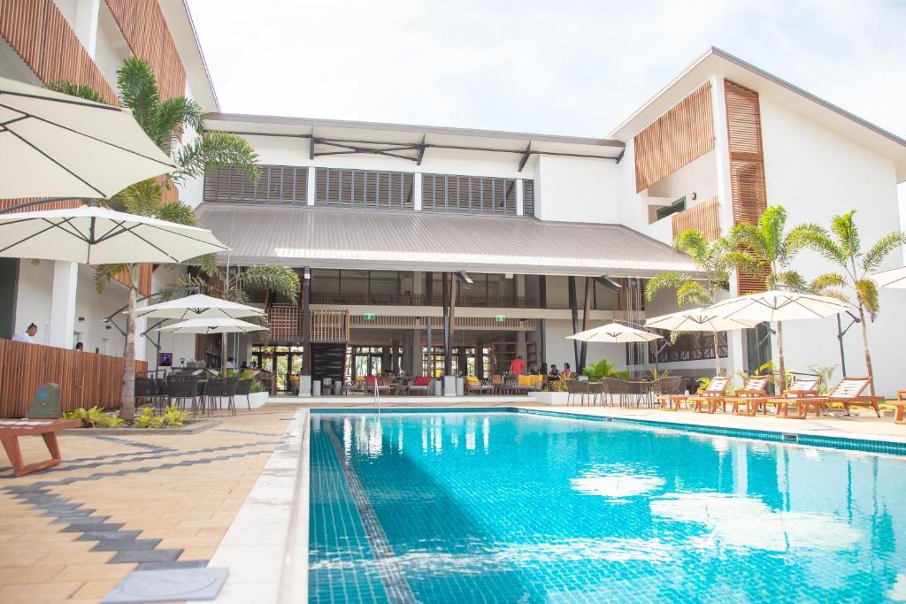 Bazén v ubytování Lava Hotel nebo v jeho okolí