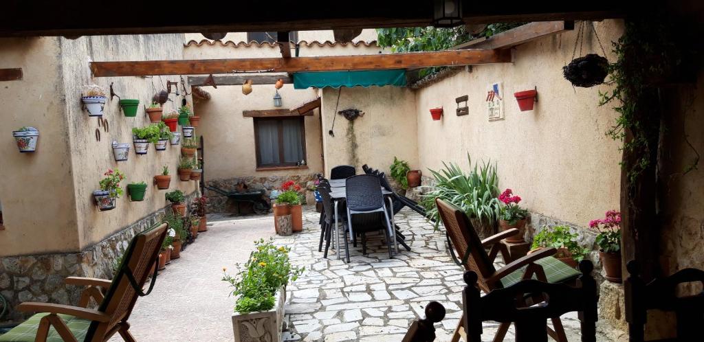 Patio nebo venkovní prostory v ubytování Pozolico Hotel Rural