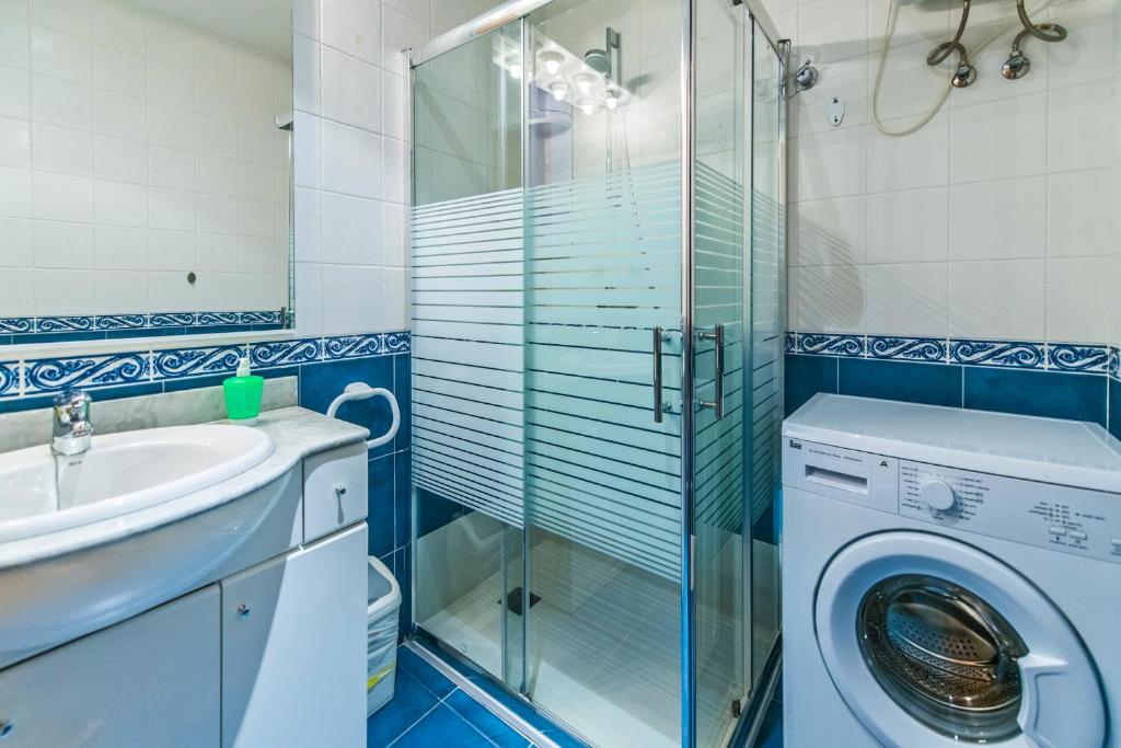 A bathroom at Casa Oliva