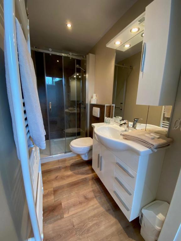 Koupelna v ubytování Landhotel De Hoofdige Boer