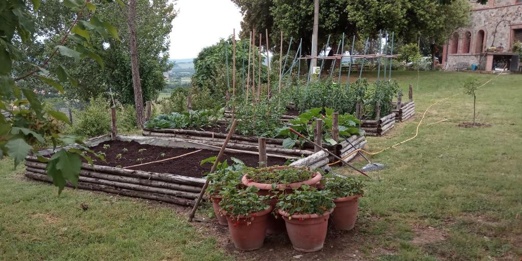 A garden outside Agriturismo Riparossa