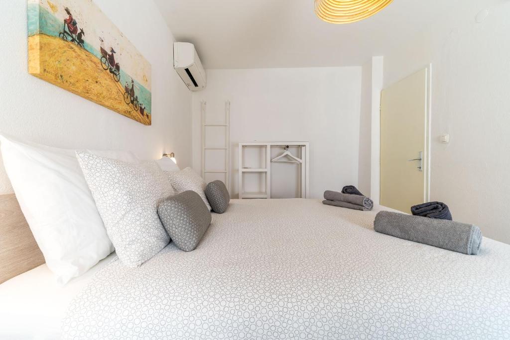 Postel nebo postele na pokoji v ubytování Apartment Mo-Mo