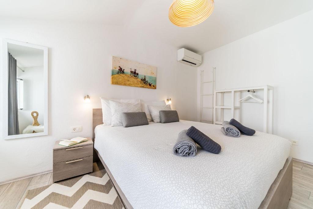 Postel nebo postele na pokoji v ubytování Apartment Mo-Mo