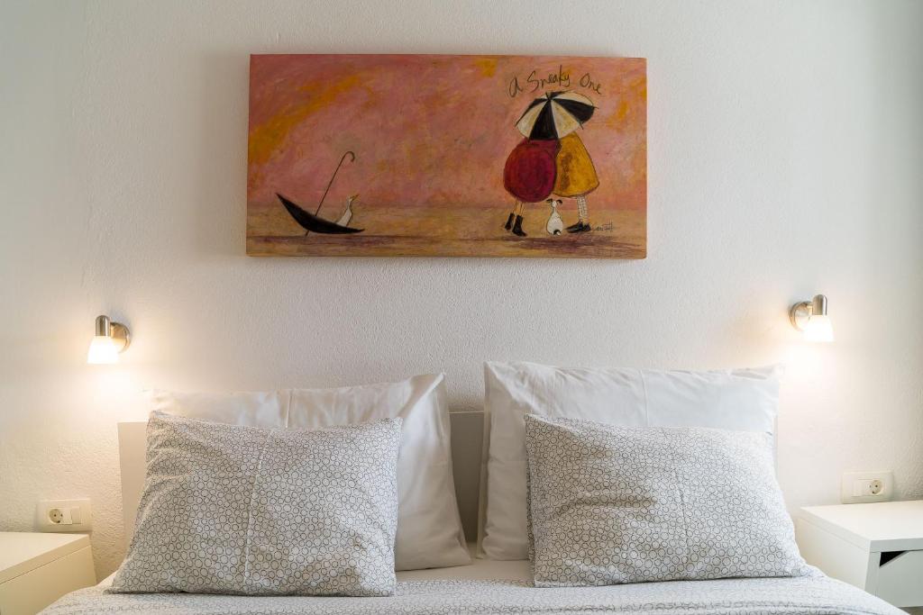 Postel nebo postele na pokoji v ubytování Apartment Mo-Mo