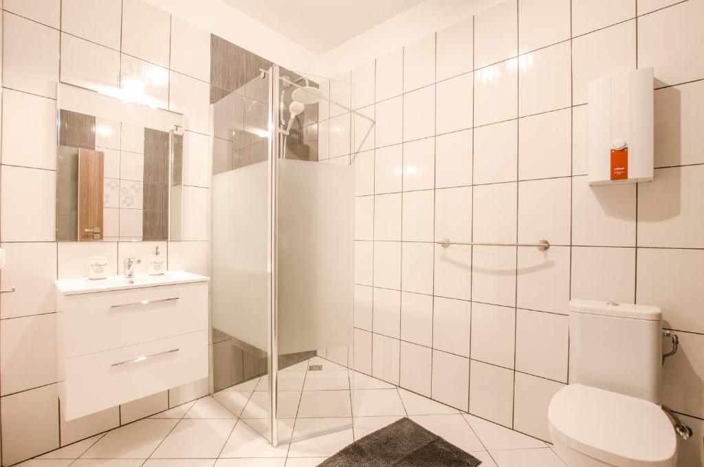 Koupelna v ubytování Villa Bryza