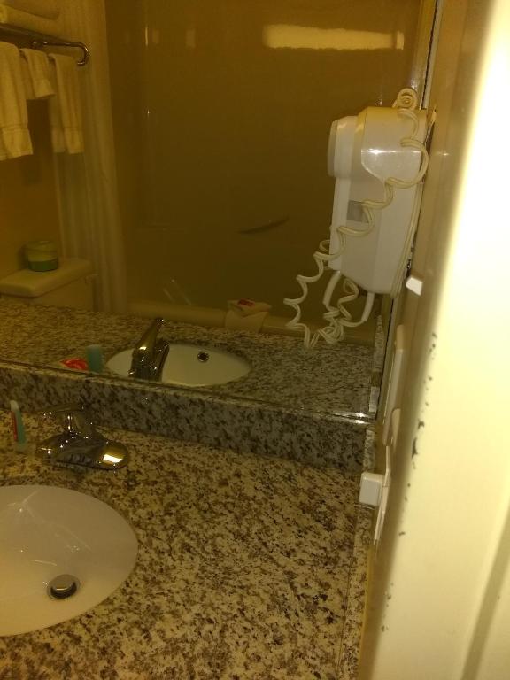 Koupelna v ubytování Econo Lodge