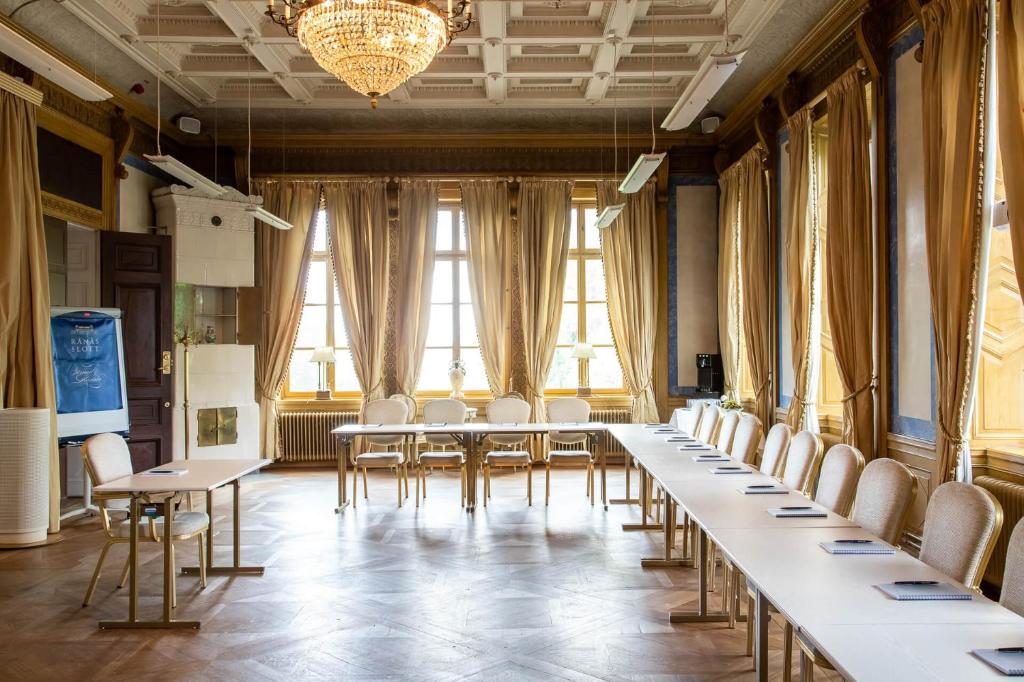Konferenční prostory v ubytování Rånäs Slott