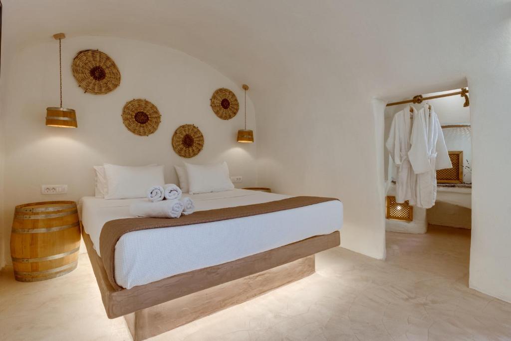 Cama o camas de una habitación en Pasithea Suites