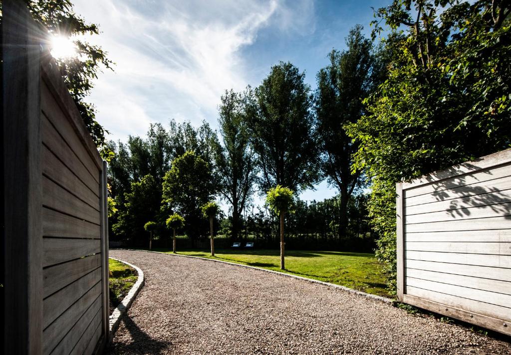 Zahrada ubytování B&B Scheldekant