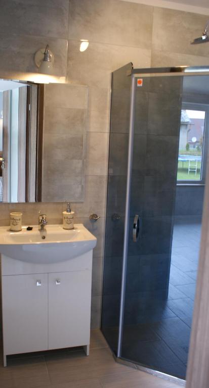 Koupelna v ubytování Villa Bryza
