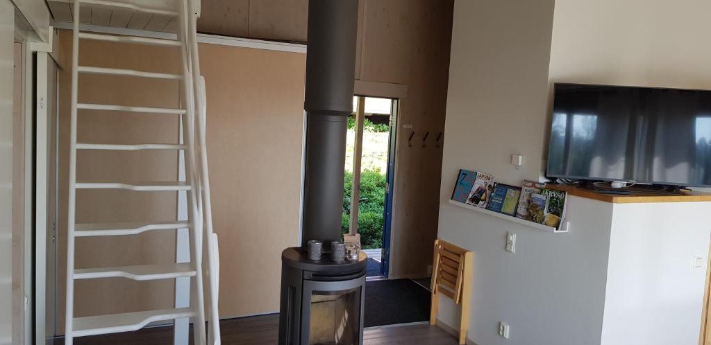 Una cocina o zona de cocina en Stuga i Järvsöbacken