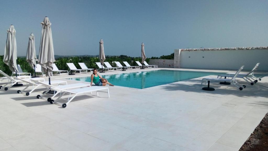 Basen w obiekcie I Tre Coni - Villaggio di Mary lub w pobliżu