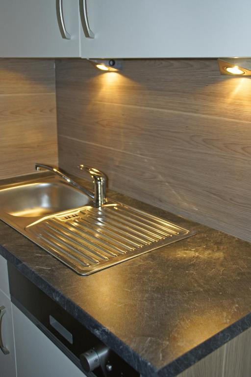 Kuchyň nebo kuchyňský kout v ubytování Haus Alpenfriede
