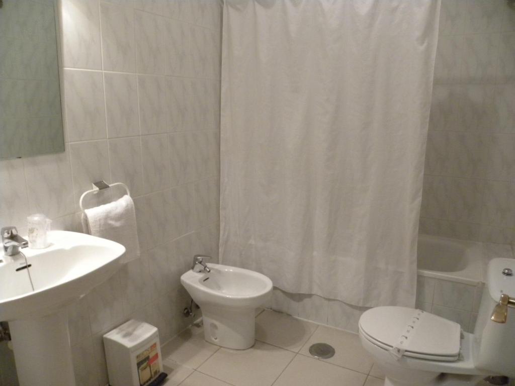 Koupelna v ubytování Hostal Las Fuentes