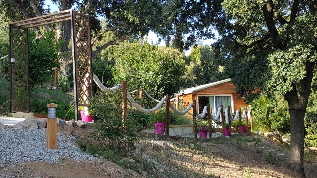 Zahrada ubytování Le petit chalet