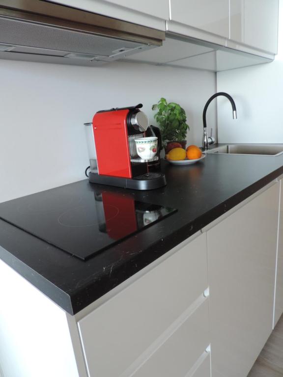 Kuchyňa alebo kuchynka v ubytovaní Apartament 514 Seaside z widokiem na morze
