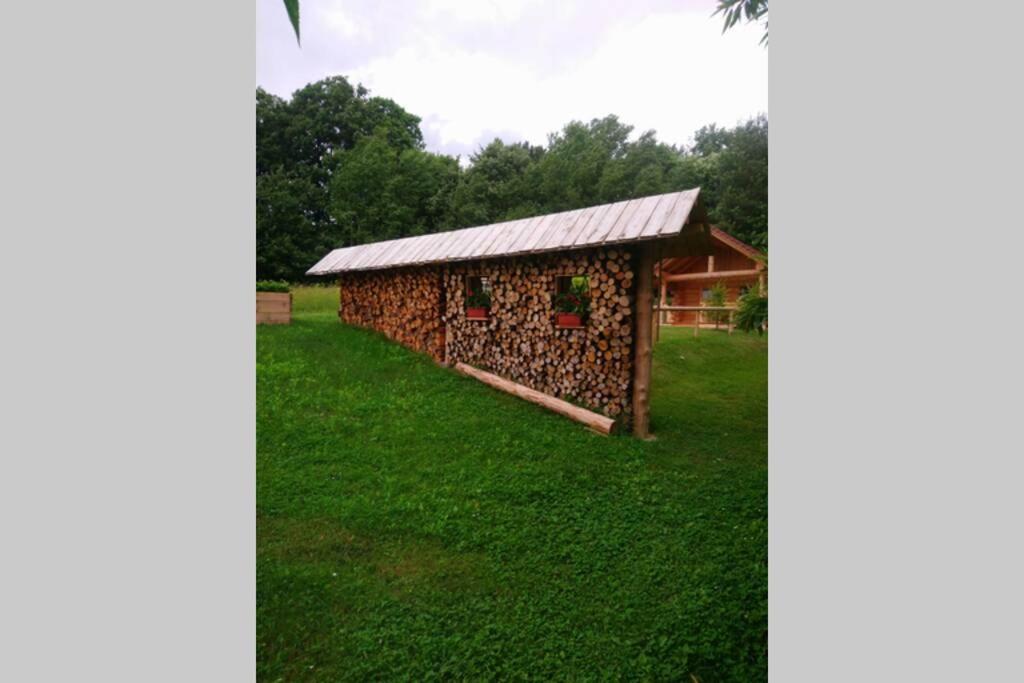 Zahrada ubytování Hut at the forest