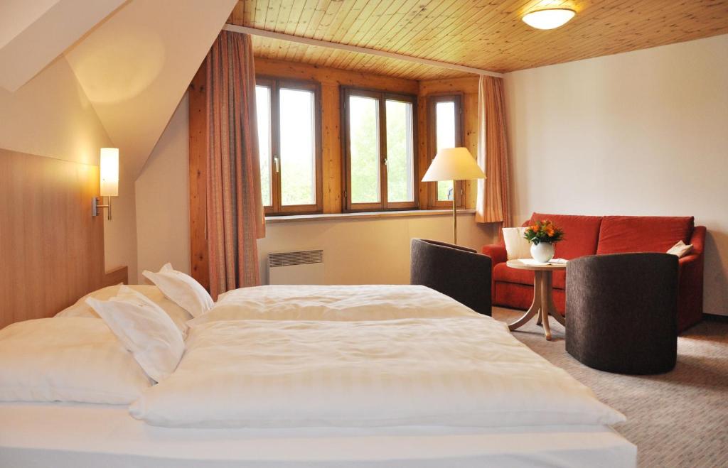 Postel nebo postele na pokoji v ubytování Hotel Fortuna