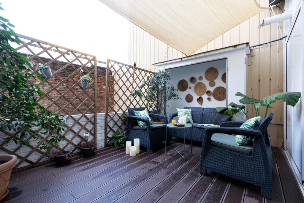 Posezení v ubytování AB Rossello Center Terrace