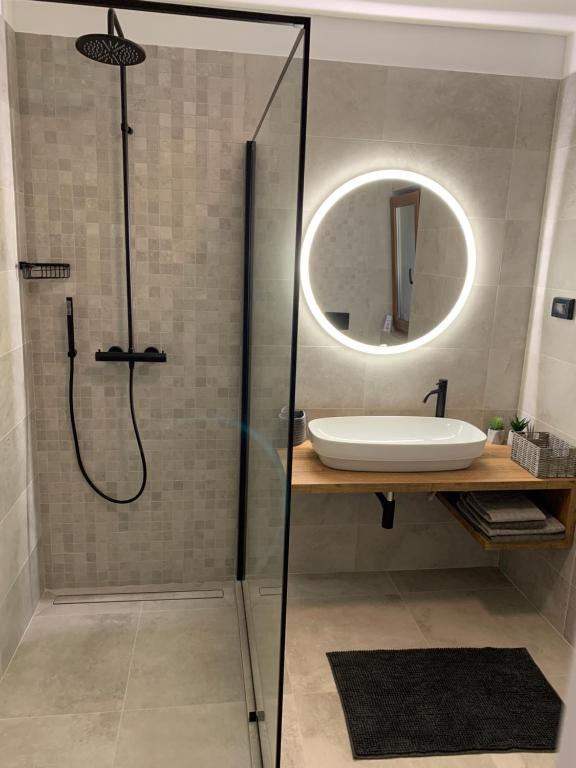 Kúpeľňa v ubytovaní Apartments & Room Piutti