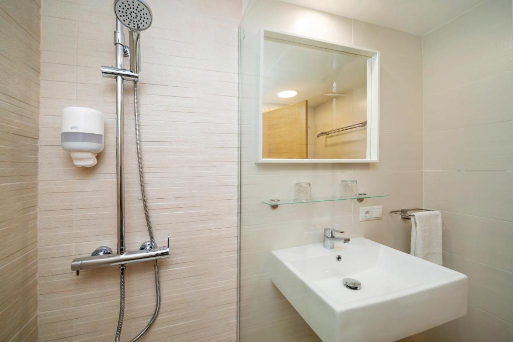 Koupelna v ubytování Hostal Manolita
