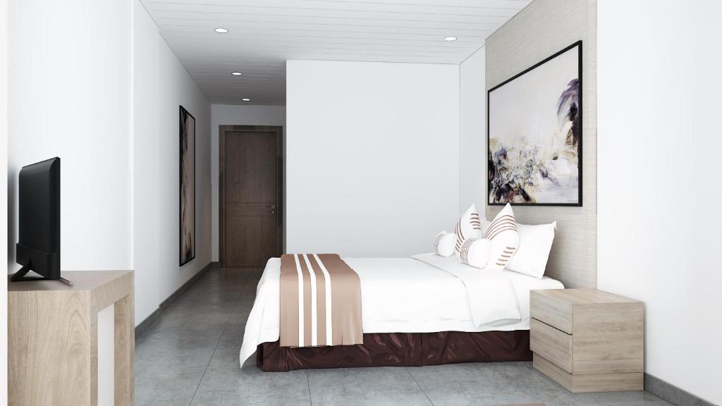 TV a/nebo společenská místnost v ubytování Spring Hotel Bequia