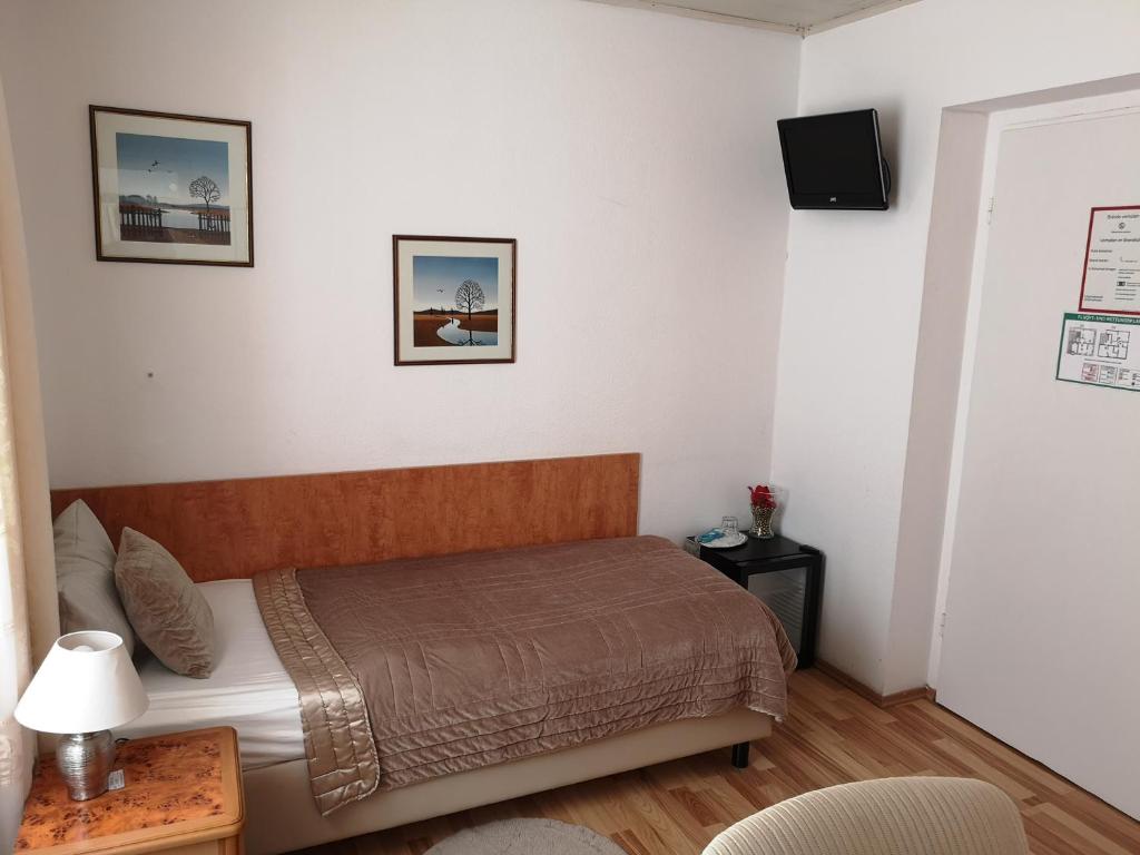 TV a/nebo společenská místnost v ubytování Hotel Löhr