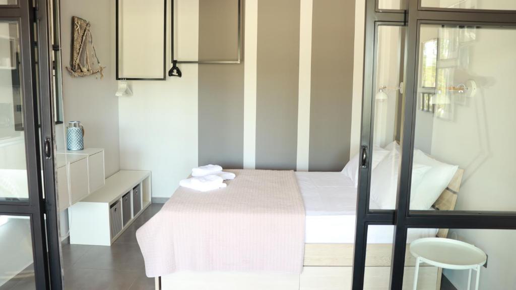 Koupelna v ubytování siviri suites
