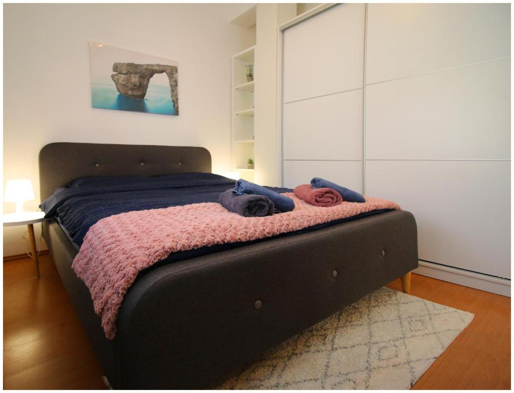 Postel nebo postele na pokoji v ubytování Studio Apartman Elena