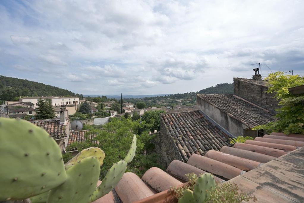 - une vue depuis le toit d'un ancien bâtiment dans l'établissement Appartement Le Grenadier, à Cotignac
