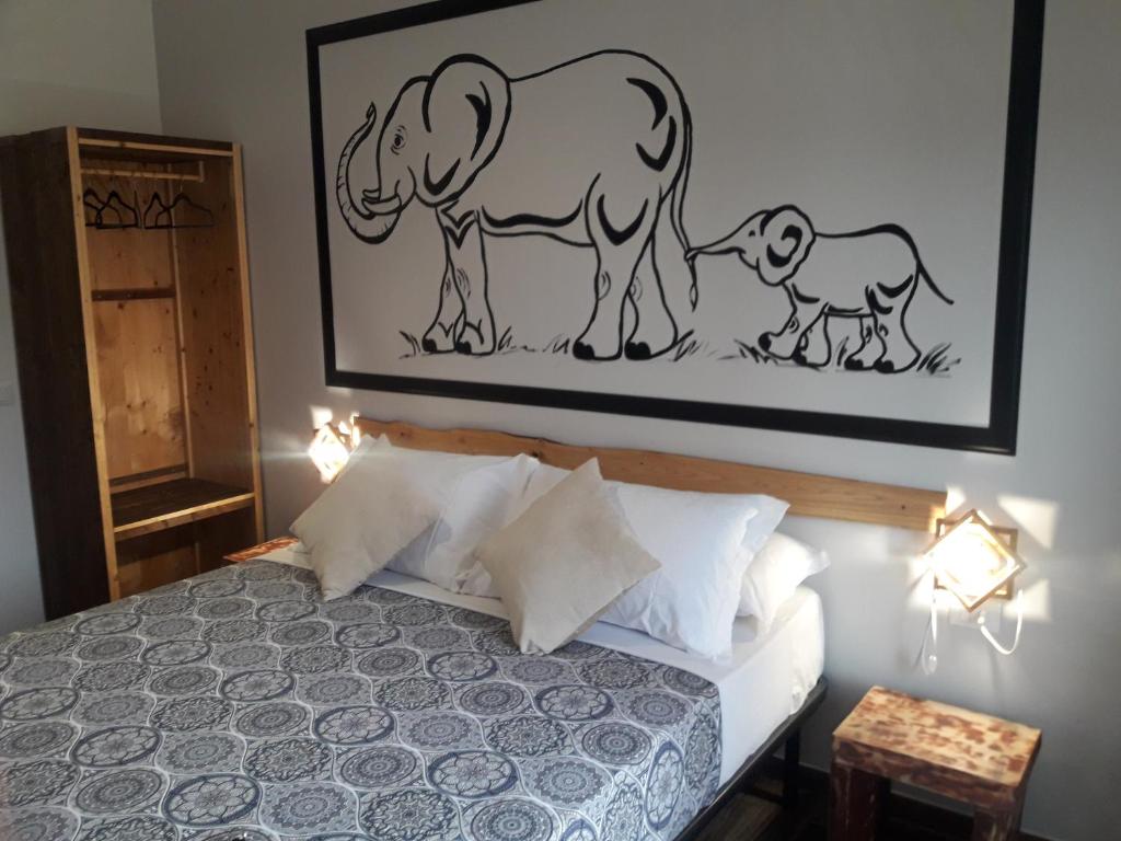 Big Mama Jungle Rooms e spa - Habitación Doble Con Baño Privado