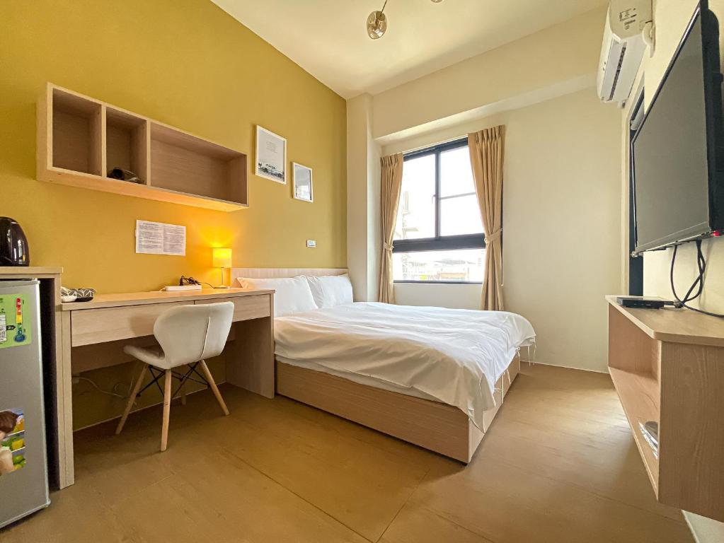 Uma televisão e/ou sistema de entretenimento em Adagio Hostel