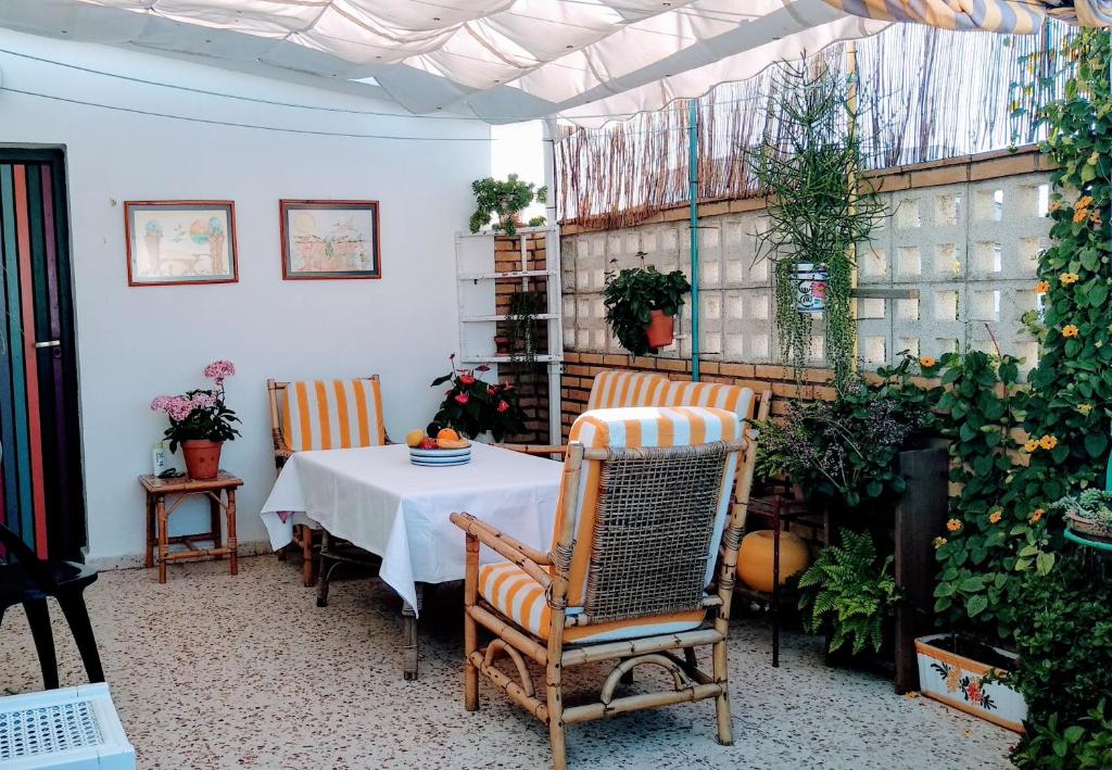 Posezení v ubytování Casa Sanabria habitaciones privadas en una vivienda particular