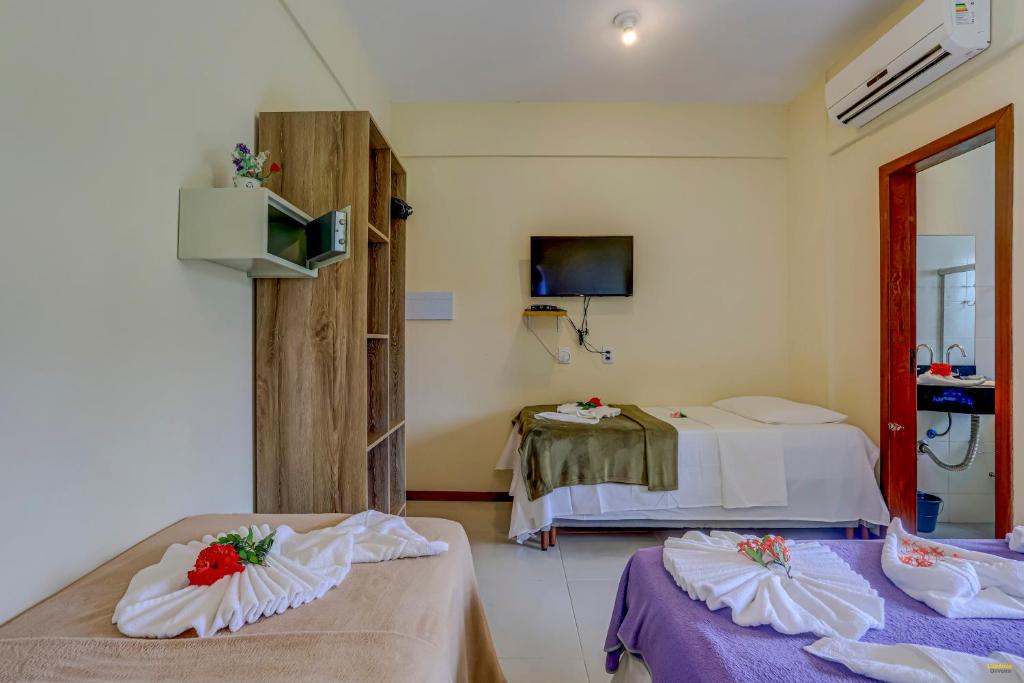 Voodi või voodid majutusasutuse i9 Quixaba Flat toas