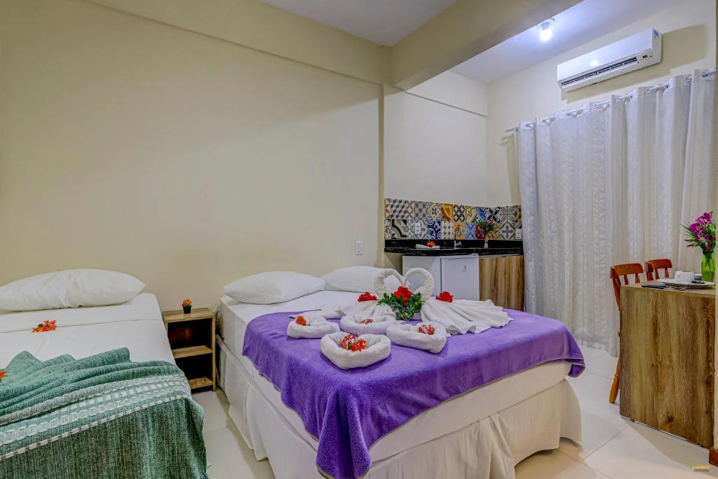 Voodi või voodid majutusasutuse i9 Quixaba Flat toas