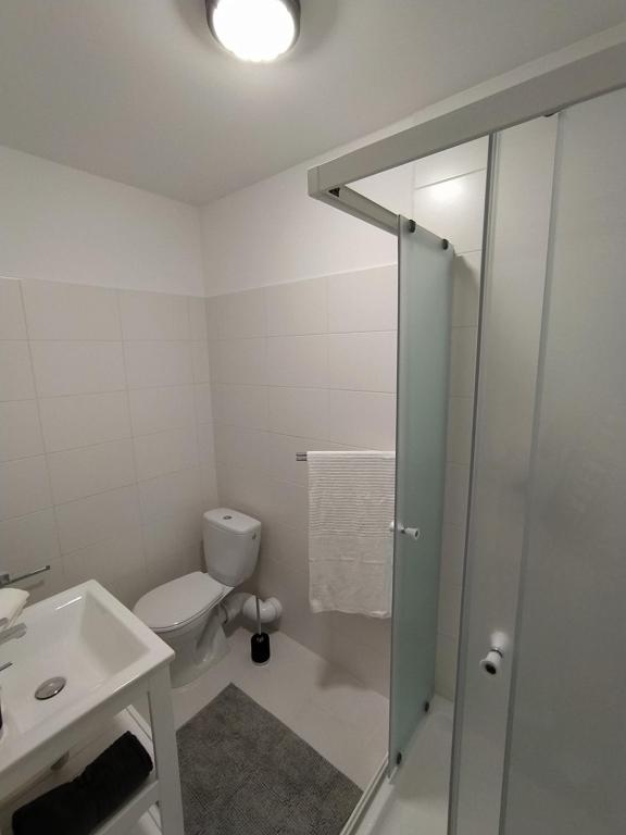 Koupelna v ubytování Penzion Drnovec