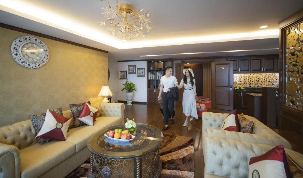 Posezení v ubytování Muong Thanh Grand Da Nang Hotel