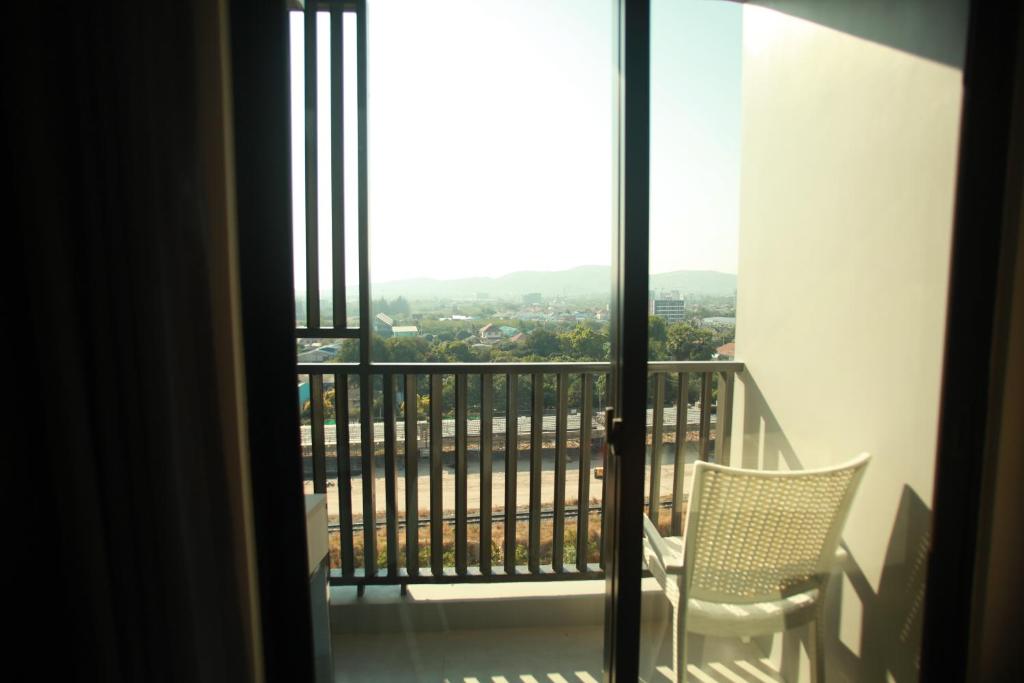 Balkón nebo terasa v ubytování HuaHin DusitD2 Residences, apartments near beach