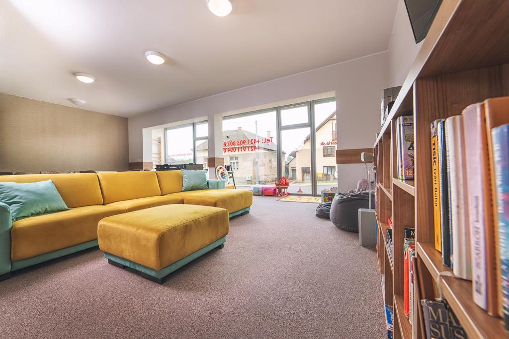 A seating area at Apartmány Zaria