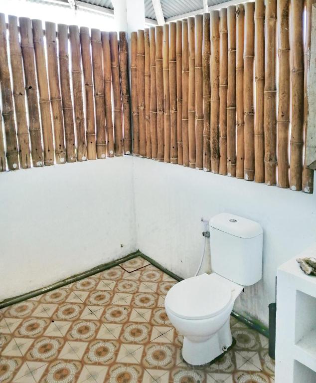 Koupelna v ubytování Lambo Homestay