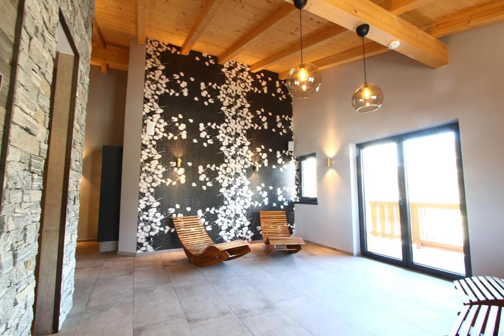 Posezení v ubytování Herz3 Hotel Bar Restaurant Trattoria