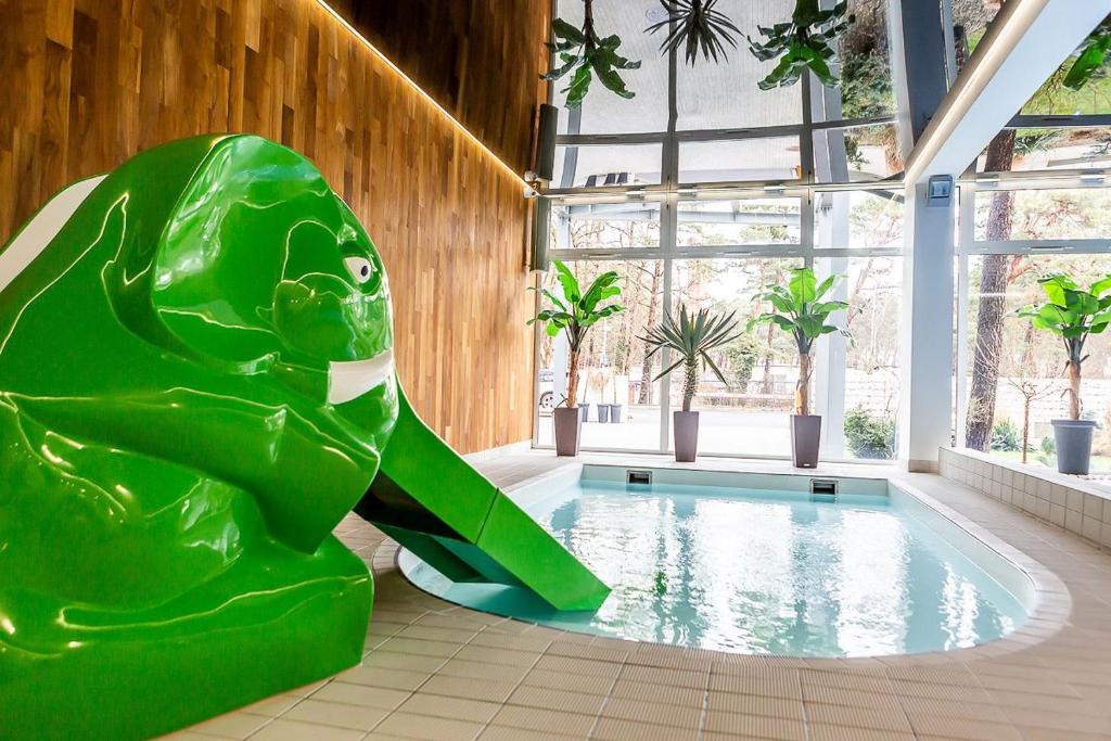 Bazén v ubytování Hotel Jantar Wellness & Spa nebo v jeho okolí