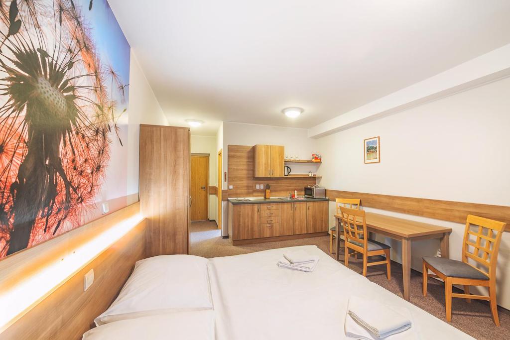 A kitchen or kitchenette at Apartmány Zaria